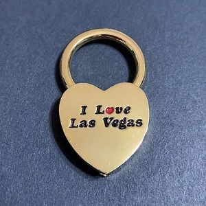 🖤Gold plated💕brass heart keychain